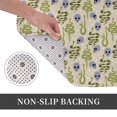 thumbnail image 6 of Sikiie Skull Snake Print Flannel Anti-slip Floor Mat 16x24in, Thickened Dustproof Entrance Door Mat Floor Mat for Kitchen, Bathroom, Laundry Room, 6 of 7