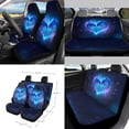 thumbnail image 2 of Uorisanigo Dophin Car Seat Cover Full Set Car Accessories Elegant Seat Covers for Cars Front Rear Seats Cover Soft Steering Wheel Belt Auto Air Conditioner Storage Auto Trash Can Gift for Her, 2 of 7