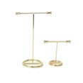 thumbnail image 1 of ruzhgo 2Pcs Earring Earrings Holder Delicate Rack Multifunctional Ring Organizer Necklace Jewelry Household Dressing Table T-shaped round rack T-shaped round rack, 1 of 6