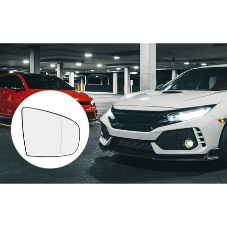 Unique Bargains Car Rear View Mirror Glass with Backing Plate Heated Right Side