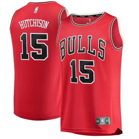 - Chandler Hutchison Chicago Bulls Fanatics Branded Youth 2018 NBA Draft First Round Pick Fast Break Replica Jersey Red - Icon Edition