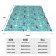 thumbnail image 3 of Balery Gnomes Holding Fruits Manta de Felpa Suave y Acogedora – Cobija de Franela Aterciopelada para Cama, Lavable y Cálida para Sofá, Mascotas, Transpirable-80"x60", 3 of 7