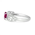 thumbnail image 4 of 14k White Gold Marquise Ruby filigree Ring, 4 of 6