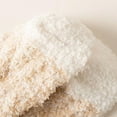 thumbnail image 4 of WEAIXIMIUNG Chaussettes Blanches Hauteur Genou Bas d'Hiver Bas Femme Rayé Corail Coloré avec Épais et Chaud, 4 of 7