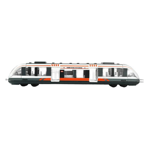 Modelo de tren de alta velocidad, modelo de aleación fundida a presión, juguetes para niños, coche de aleación, juguete, regalo para niños Blanco