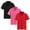 Black2, variant on dazeni Boys 3 Pack School Uniforms Tops Short Sleeve Golf Shirts Collared Cotton Tee Summer Clothes for Kids Blue