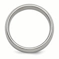 thumbnail image 3 of Edward Mirell Titanium with Blue Anodized Triple Groove Domed 8mm Band EMR100, 3 of 7