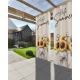 thumbnail image 3 of nqOlkjepod Outdoor Curtains for Patio Waterproof, Retro Sunflowers Outdoor Privacy Panels Grommet, Country Summer Spring Botanical Floral Blackout Outside Curtains for Porch 54"x108", 2 Panels, 3 of 8