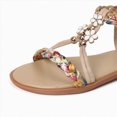 thumbnail image 6 of TOWED22 Toddler Girls Sandals Girls Toddler Sandals Little Girls Kids Shoes Khaki,4, 6 of 9