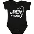 thumbnail image 3 of Inktastic I Hooked Pawpaw's Heart with Fishing Rod Boys or Girls Baby Bodysuit, 3 of 5