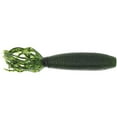 thumbnail image 2 of Yamamoto Baits Fat Ika Soft Bait, 10, 4in, Dark Pumpkin with Large Black, 2 of 2