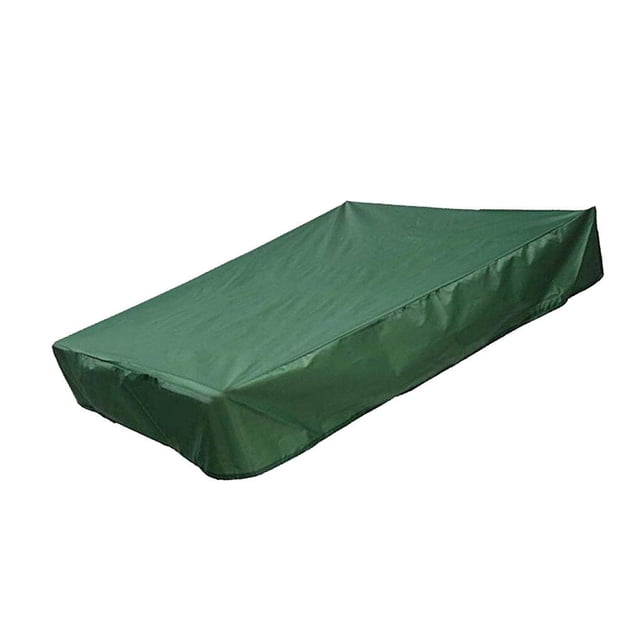 Bewildely Cubierta para caja de arena plegable, cubierta impermeable para patio de juegos al aire libre, caja de arena para piscina, tela Oxford Jardín y Patio
