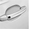 thumbnail image 3 of 2 Sets Universal Carbon Fiber Car Door Handle Car Sticker Protective Film Handle Car Sticker Anti-Scratches Auto Door Handle Car Door Bowl Scratch Protector (Color Name : A), 3 of 5