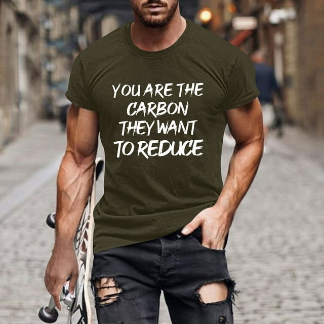 Qertyioot Coupe Classique Léger T-Shirt à Manches Courtes Imprimé à Col Rond pour Homme Décontracté Mode Hauts
