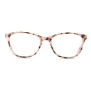 Equate Women's Blair Bluelight Reading Glasses with Case, Blush Tortoise, +1.25