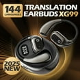 thumbnail image 2 of Baole 144 Languages ​​AI Translation Headset - Real-time OWS Wireless Translator | Rechargeable Bluetooth Headset | Suitable for Business Travel and Study, 2 of 11