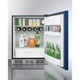 thumbnail image 3 of Summit Brf631bkada 24 Inches Wide 5.1 Cu. Ft. Compact Refrigerator And Freezer Combo - Blue, 3 of 5