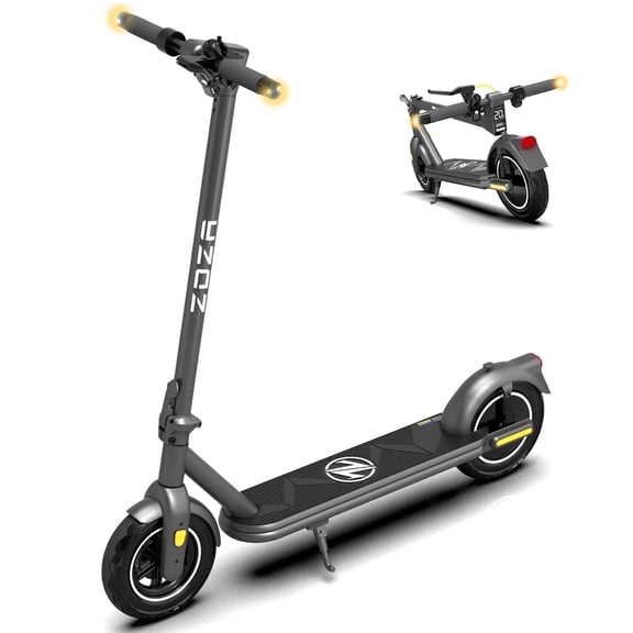 ZDZA Peak 750W Electric Scooter, 20MPH 10"Tire Escooter with Turn Signal, Foldable Commuting Electric Scooter for Adults 10.4Ah, UL 2272