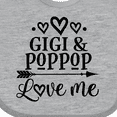 thumbnail image 4 of Inktastic Gigi and Poppop Love Me Girls Baby Bib, 4 of 4