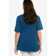 thumbnail image 2 of Ellos Women's V-Neck A-Line Tunic Tunic, 2 of 6