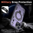 thumbnail image 3 of MYKOMI Magnetic Case for iPhone 17 Pro Max,Military Grade Protection Heavy Duty Shockproof with Rotating Ring Kickstand Case Cover for iPhone 17 Pro Max, 3 of 6