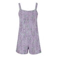 thumbnail image 5 of Combinaison Shorts pour Femmes, Combinaison Décontractée Imprimée Camisole, 5 of 5
