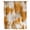 Orange, variant on Orange Grey Semi Sheer Curtains Drapes for Living Room, Bedroom, French Doors Window 72 Inches Long, Vintage Minimalist Abstract Gradient Art Rod Pocket Chiffon Curtain Drapery Voile Draperies Panel
