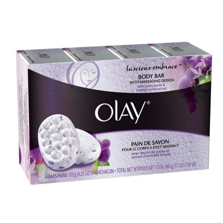 Olay Body Bar Luscious Embrace 4.25 Oz - 4 Bars