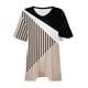 thumbnail image 3 of Camiseta de Manga Corta de Cuello en V Sólido Casual, Camisetas de Manga Corta para las Mujeres, 3 of 4
