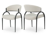 Meridian Furniture Privet Beige Dining Chair (Set of 2)