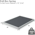 Box Spring Full Size Bed 4 Inch Heavy Duty Box Spring Mattress