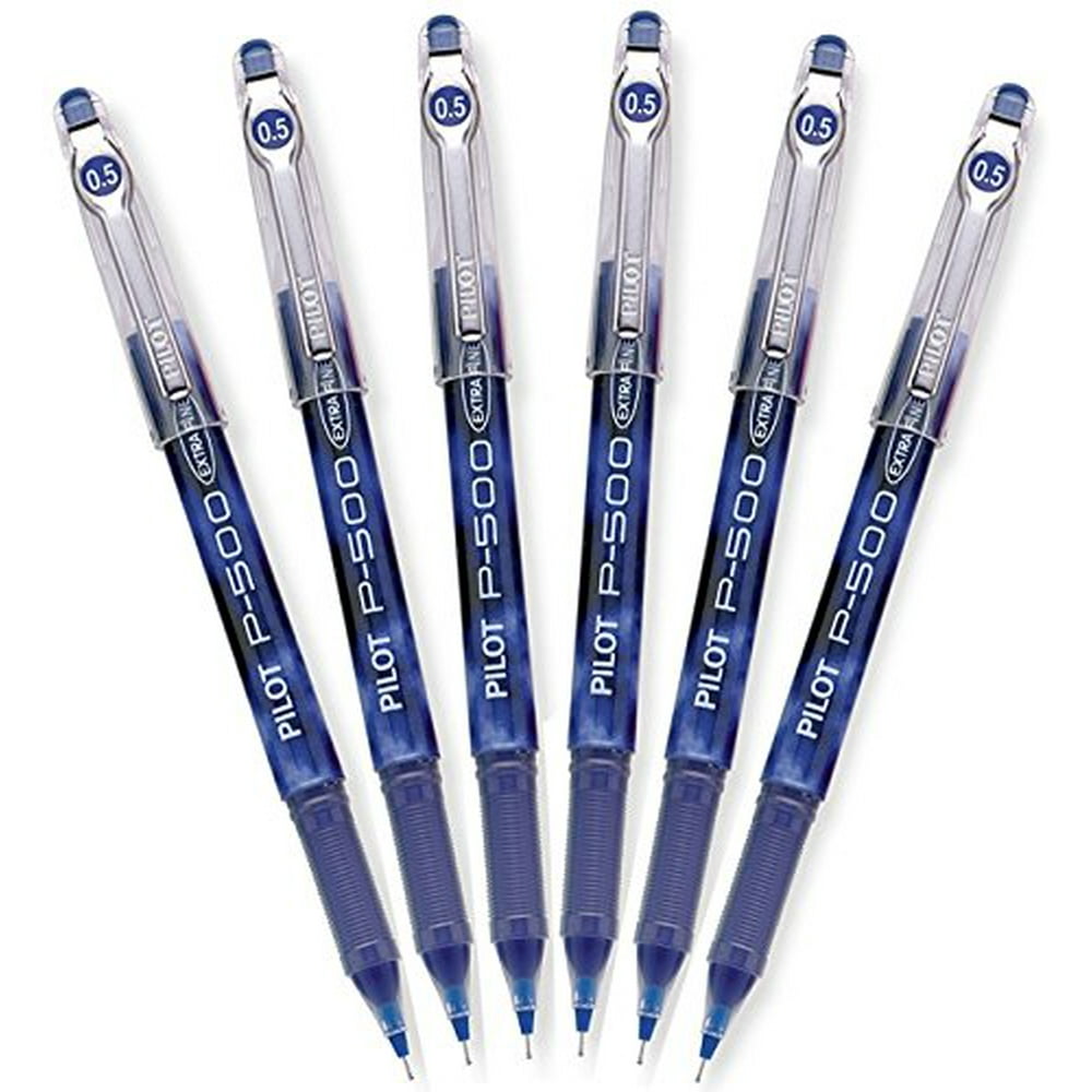 Pilot Precise P500 Gel Ink Rolling Ball Pens, Extra Fine Point, Blue