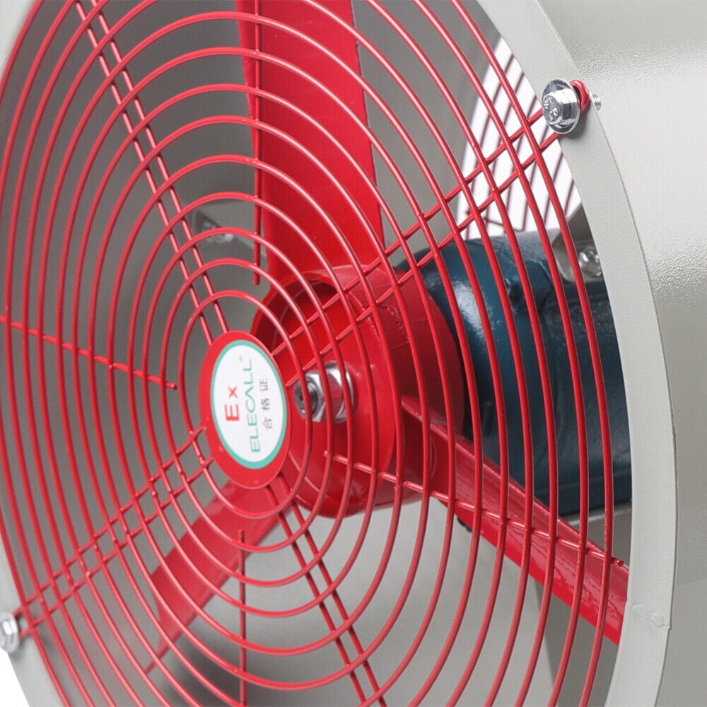16" Explosion-proof Axial Exhaust Fan Spray Booth Paint Fume Exhaust Fan 1450rpm