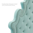 thumbnail image 6 of Modway Diana Tufted Performance Velvet King/California King Headboard in Mint, 6 of 10