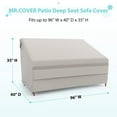 thumbnail image 5 of MR. COVER Waterproof Outdoor Sofa Cover, 96"W x 40"D x 35"H Outdoor Couch Cover, 600D Polyester with PVC Coating, Strong & Sturdy, Amenre Series, 5 of 7