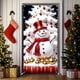 thumbnail image 4 of Adornos para colgar en la puerta, adornos navideños, cubierta de puerta navideña, cortina de puerta con muñeco de nieve navideño, decoración festiva para fiestas, decoración de puerta, decoración de H, 4 of 6