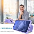 thumbnail image 4 of ELEHOLD Case for Google Pixel 9/9 Pro, Shockproof Full Body Case Built in Slide Camera Lens Cover & Invisible Kickstand,Purple, 4 of 11