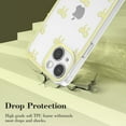 thumbnail image 3 of Case for iPhone 13/pro/pro max, Clear Cute Ribbon Bowknot Pattern Aesthetic Transparent Phone Case Raised Camera Protection Stylish Slim Soft Durable TPU Protective Cover for Women Girls, 3 of 9