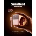 thumbnail image 3 of INIU Portable Charger, Ultra Mini 10000mAh 45W Fast Charging with Detachable Cable, Flight-Safe Travel USB C Power Bank for iPhone 17 16 Samsung S26, Google Pixel iPad etc, Pink, 3 of 9