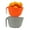 Orange, variant on MiHerom Kitchen Colander Bowls Set for Soaking,Washing,Draining Pasta,Vegetable,Fruit,Rice,Quinoa,Small Grains and Berry Mixing-4.5Quart