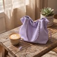 thumbnail image 6 of Leodye 1PCS Large Capacity Star Pattern Cloth Shoulder Bag, Casual Multipurpose Handbag for Daily Shopping and Travel -11.81x3.94x11.02in, 6 of 6