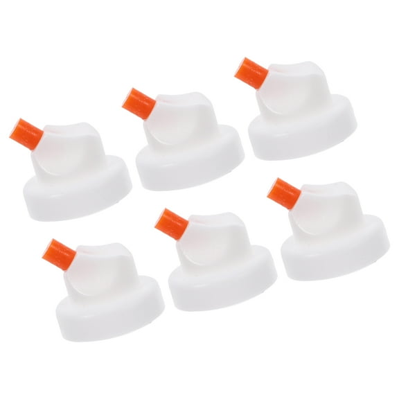 Raindrops 6pcs Replacement Aerosol Spray Caps Precision Spray Paint Nozzles Spray Paint Caps Spray Paint Plastic Spray Nozzles for Graffiti Various Spray Cans