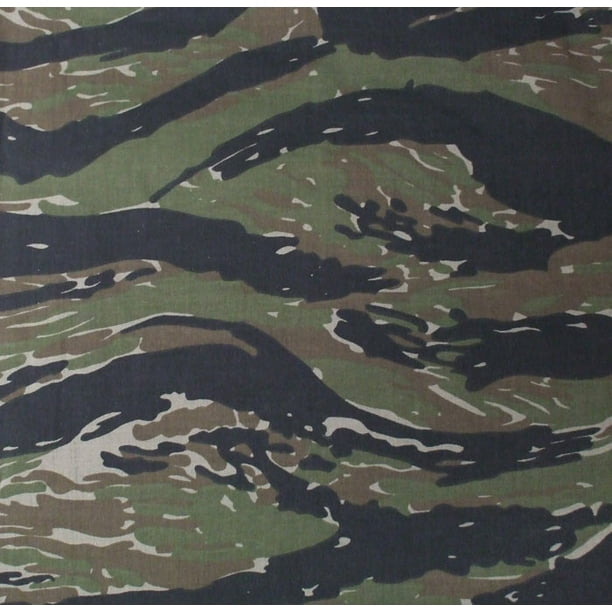 Rothco - Tiger Stripe Camouflage - Military Jumbo Bandana 27 in. x 27 ...