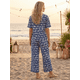 thumbnail image 3 of Conjunto 2 Piezas Estampado Floral, Camisa y Pantalón Amplio, Look Fresco y Elegante para Mujer, 3 of 5