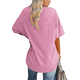 thumbnail image 3 of Camiseta Básica de Corta con Cuello en V, Color Rojo , Talla M, 3 of 5