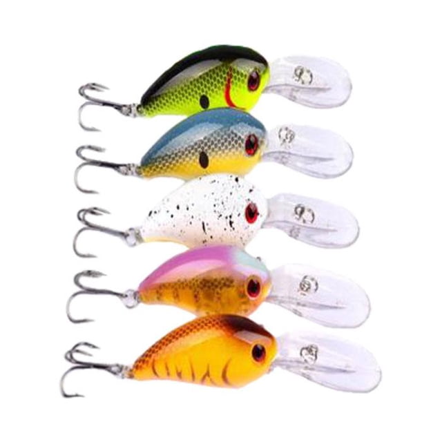 Anzuelo de Pesca Fishawidth 1Pza 6cm Color al Azar Anzuelo Plástico ABS.