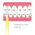 thumbnail image 3 of 30 cepillos interdentales con palillos de dientes y cabezal de hilo dental, cepillo de higiene bucal, tamaños opcionales., 3 of 8