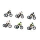 thumbnail image 4 of Figuras de personas pintadas a mano, 6 piezas, 1/87, coleccionables, escena realista, ciclistas, micropaisaje, ciclistas, 4 of 8