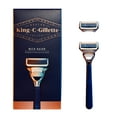 thumbnail image 1 of Maquinilla de afeitar King C. Gillette con recambio de 2 cuchillas, 1 of 8