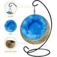thumbnail image 2 of Guinea Pig Bed, Hamster Hideout, Guinea Pigs Accessories, Guinea Pigs Toys, Large Coconut Shell Hamster Bed House with Warm Pad Hideaway for Rabbit Gu, 2 of 5